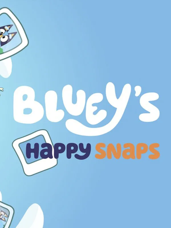 Bluey's Happy Snaps cover artwork