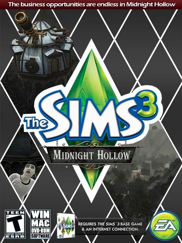 The Sims 3: Midnight Hollow cover artwork