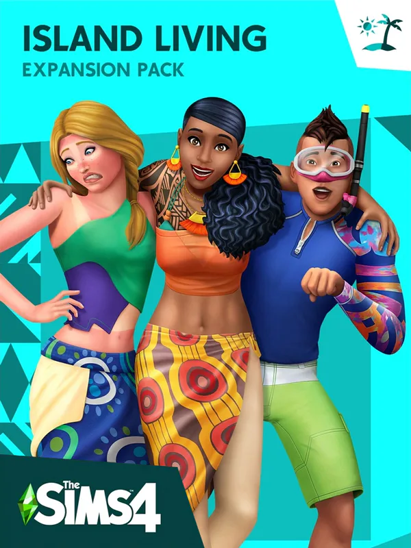 The Sims 4: Island Living cover artwork
