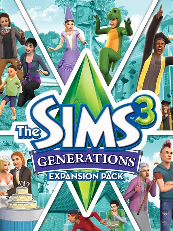 The Sims 3: Generations cover artwork