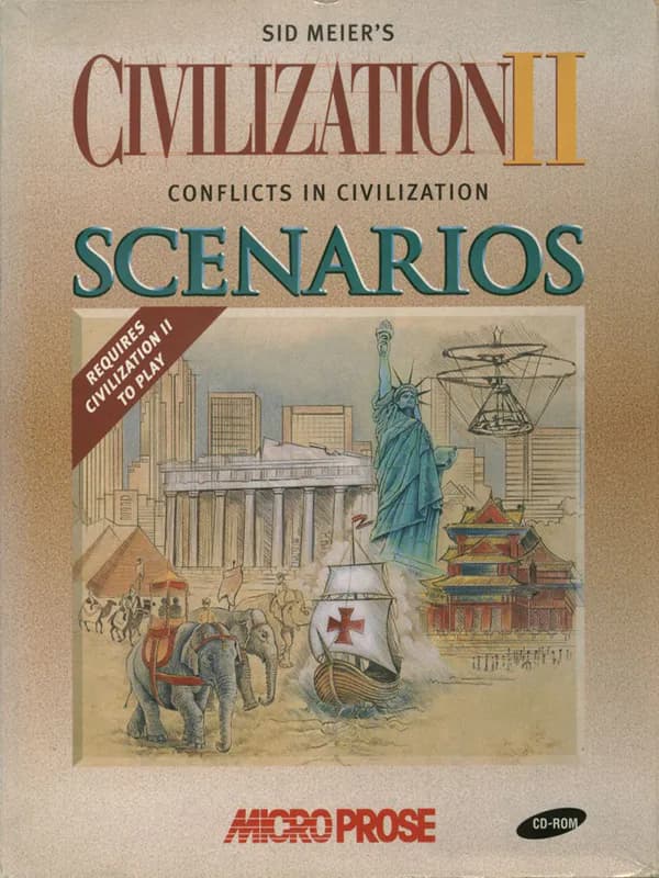 Sid Meier's Civilization II: Conflicts in Civilization cover artwork