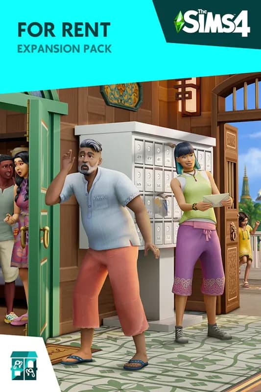 The Sims 4: For Rent cover artwork