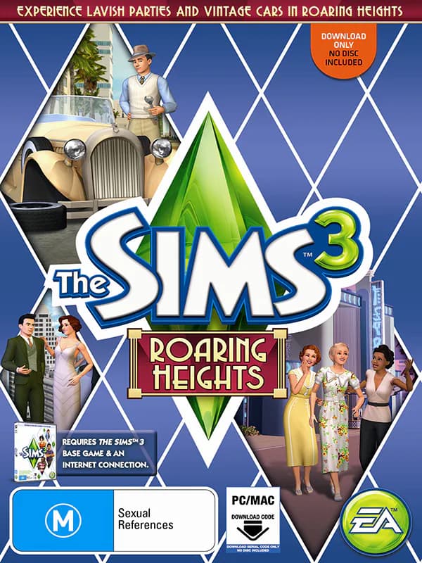 The Sims 3: Roaring Heights cover artwork