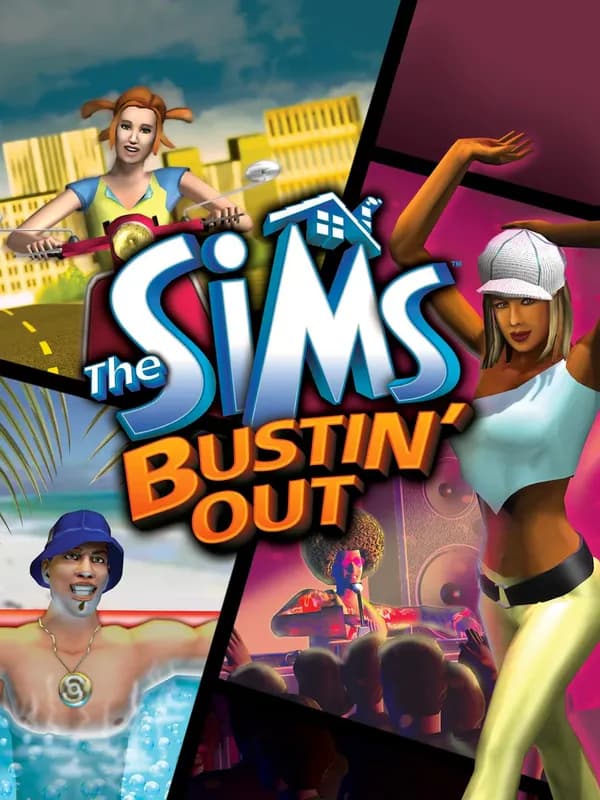 The Sims Bustin' Out cover artwork