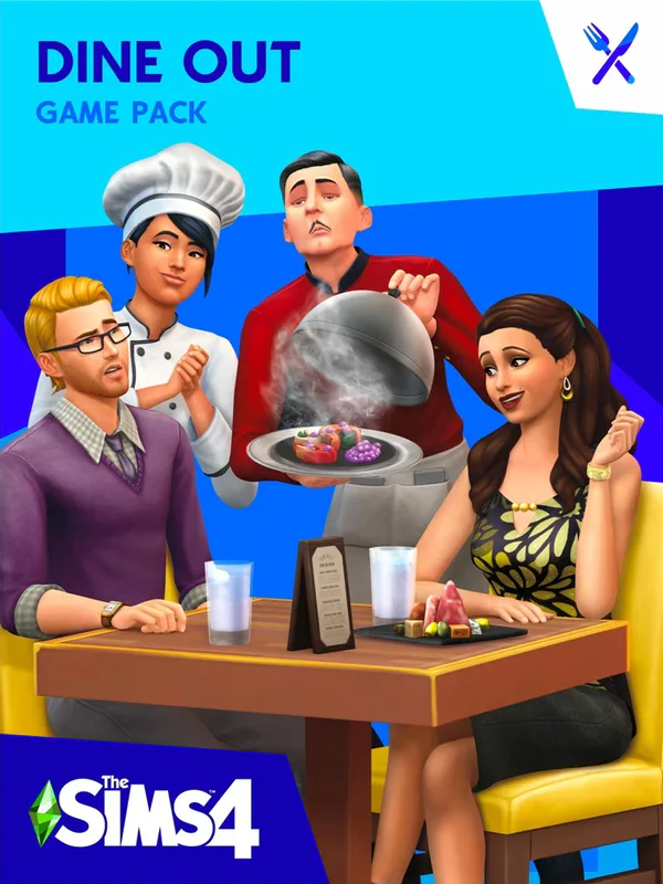 The Sims 4: Dine Out cover artwork