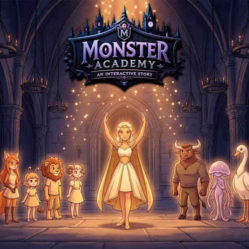 Monster Academy: An Interactive Story cover artwork