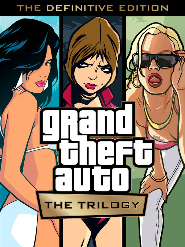 Grand Theft Auto: The Trilogy - The Definitive Edition cover artwork
