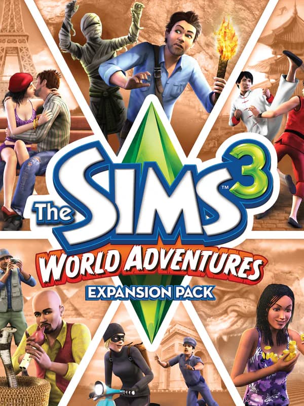 The Sims 3: World Adventures cover artwork