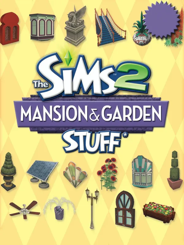 The Sims 2: Mansion & Garden Stuff cover artwork