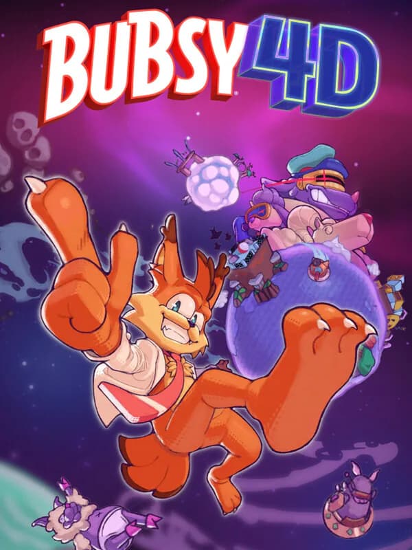 Bubsy 4D cover artwork