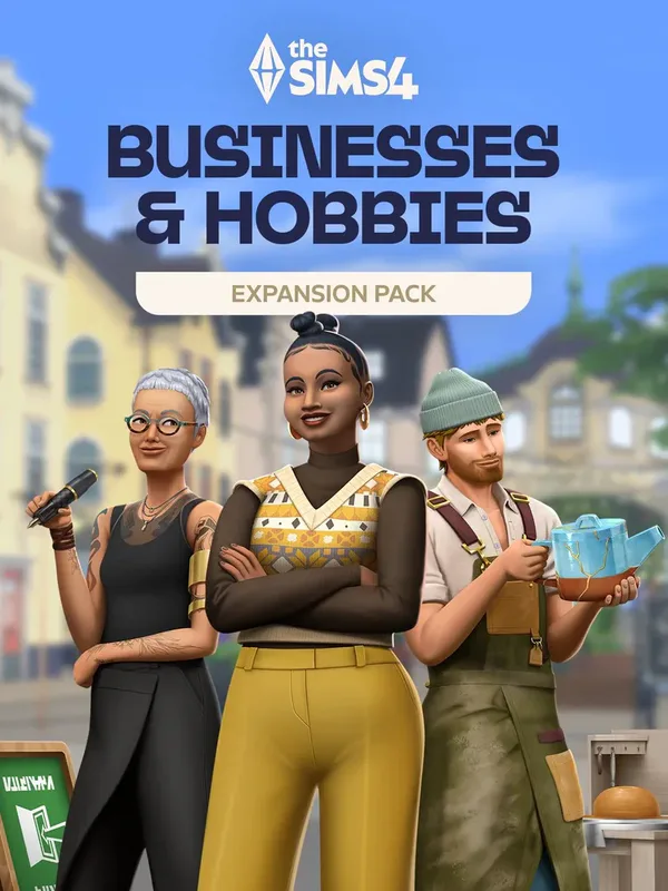 The Sims 4: Businesses & Hobbies cover artwork