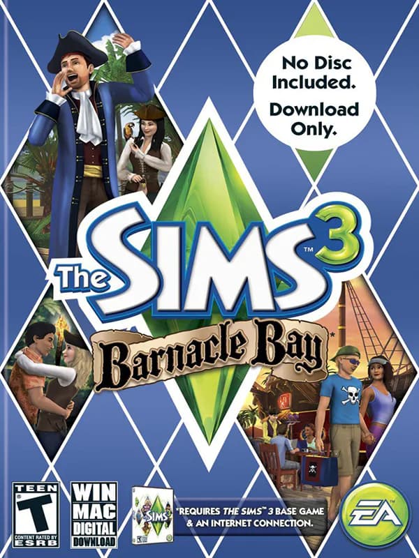 The Sims 3: Barnacle Bay cover artwork