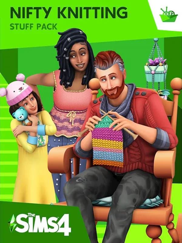 The Sims 4: Nifty Knitting Stuff cover artwork