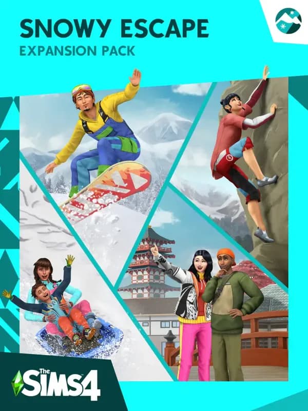 The Sims 4: Snowy Escape cover artwork