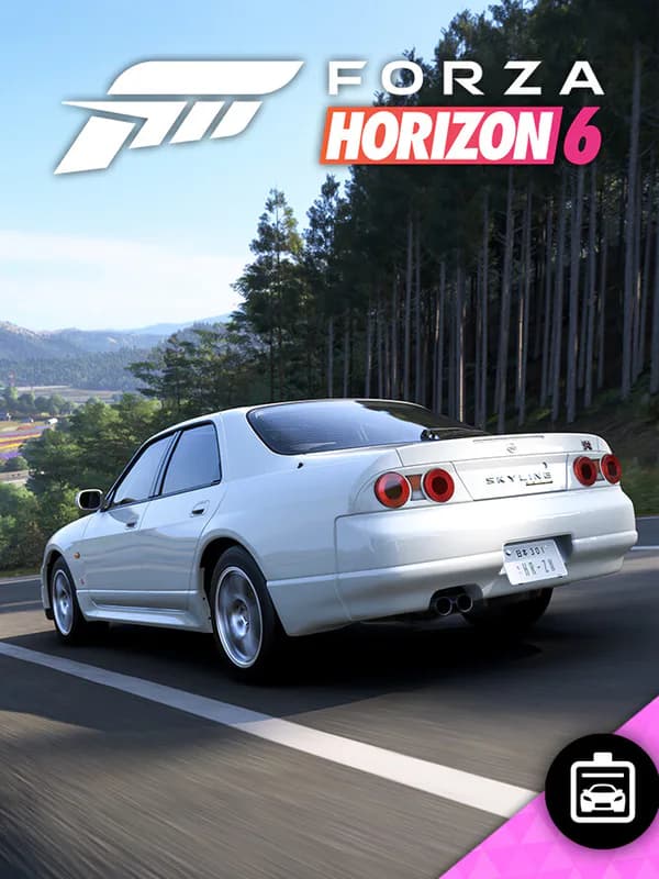 Forza Horizon 6 1998 Nissan Skyline GT-R 40th Anniversary cover artwork