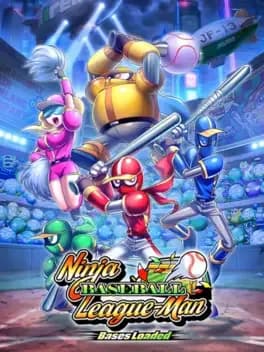 Ninja Baseball League-Man: Bases Loaded cover artwork