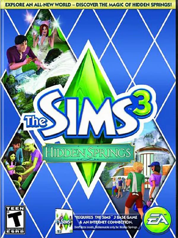 The Sims 3: Hidden Springs cover artwork