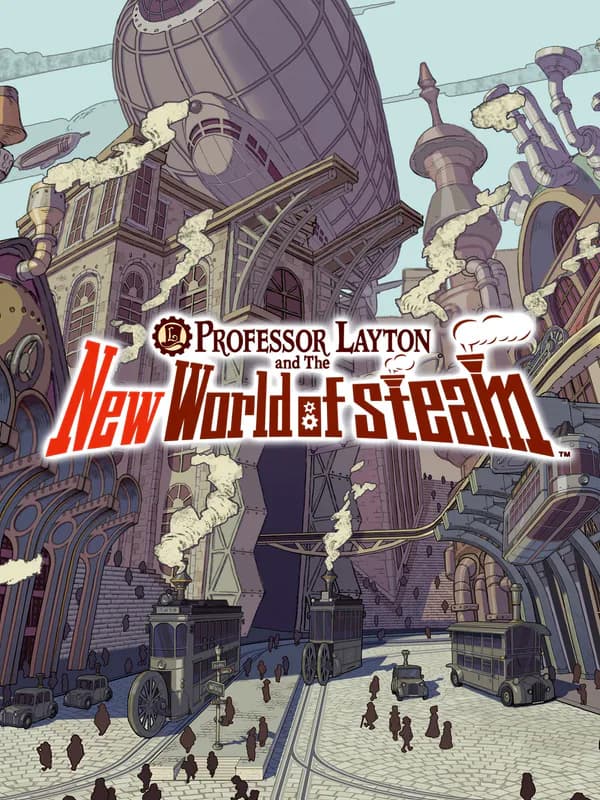 Professor Layton and the New World of Steam cover artwork